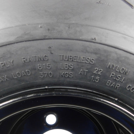MASSFX Wheel Tire Combo 18x8.5-8 Golf Cart Tire Black 4/4 Rim 2 PACK