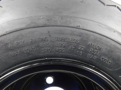 MASSFX Wheel Tire Combo 18x8.5-8 Golf Cart Tire Black 4/4 Rim 2 PACK