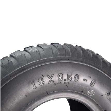 Two 18x9.50-8 Wanda P332 Turf Master Lawn Tire