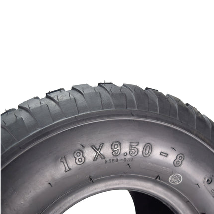 MASSFX 18x9.50-8 Turf Tires for golf carts and lawn mowers 4-Ply (2 Pack)