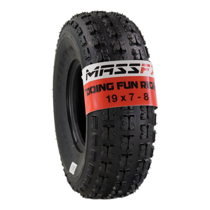 MASSFX 19x7-8 ATV Kawasaki Bayou Tire 4-ply Single 19x7x8 Polaris RZR 170