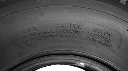 MASSFX 19x7-8 ATV Kawasaki Bayou Tire 4-ply Single 19x7x8 Polaris RZR 170