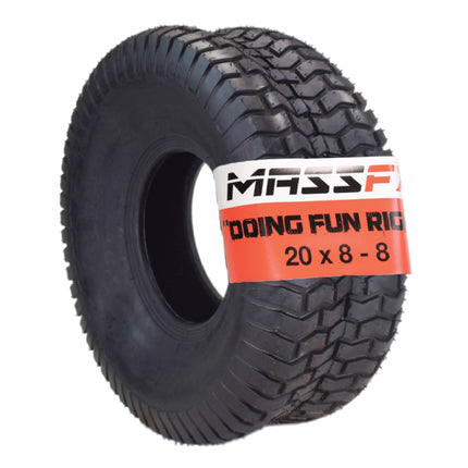 MASSFX 20x8-8 Turf Tire for golf carts and lawn mowers 4-Ply