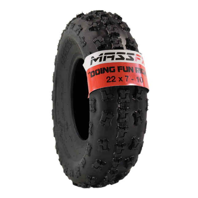 MASSFX ATV Single Tire 22x7-10 Front 4Ply 22inch