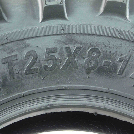 MASSFX ATV MS Tire 4 set 25x8-12 Front 25x10-12 Rear 6Ply