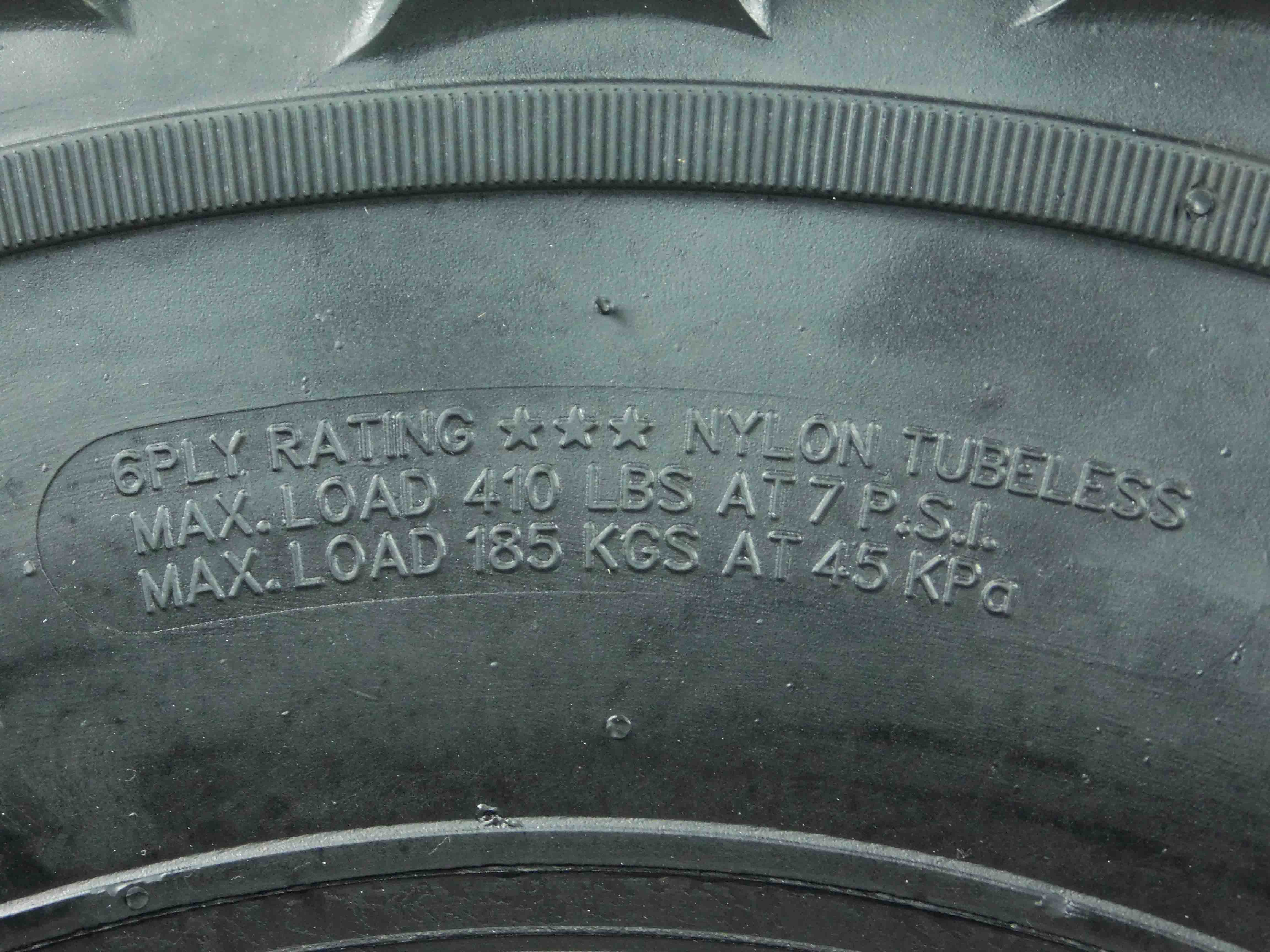 MASSFX ATV MS Tire 2 set 26x9-12 Front 6Ply