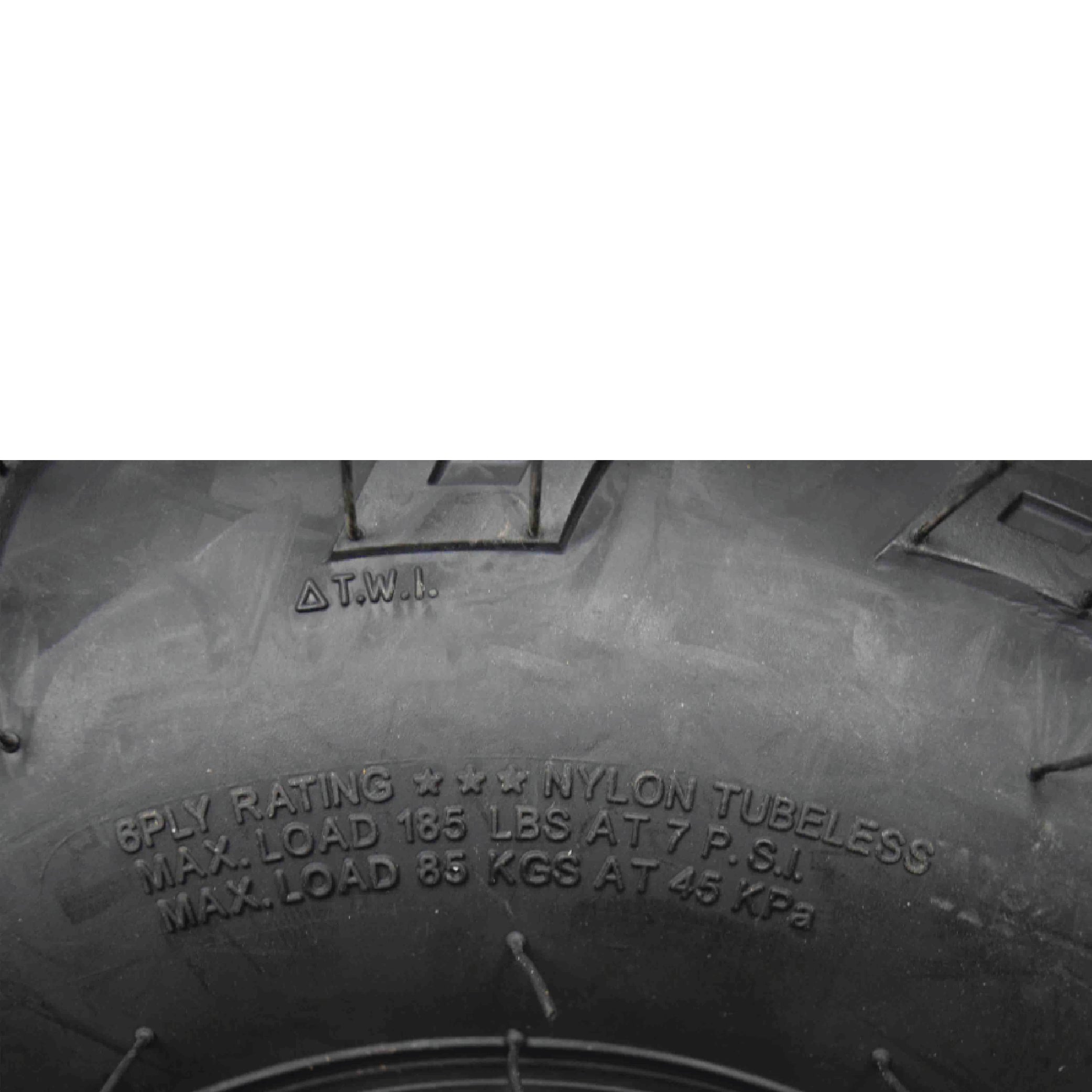 MASSFX 145/70-6 Tire for Go-Kart, Mini Bike, ATV, Lawn & Garden - 6-Ply