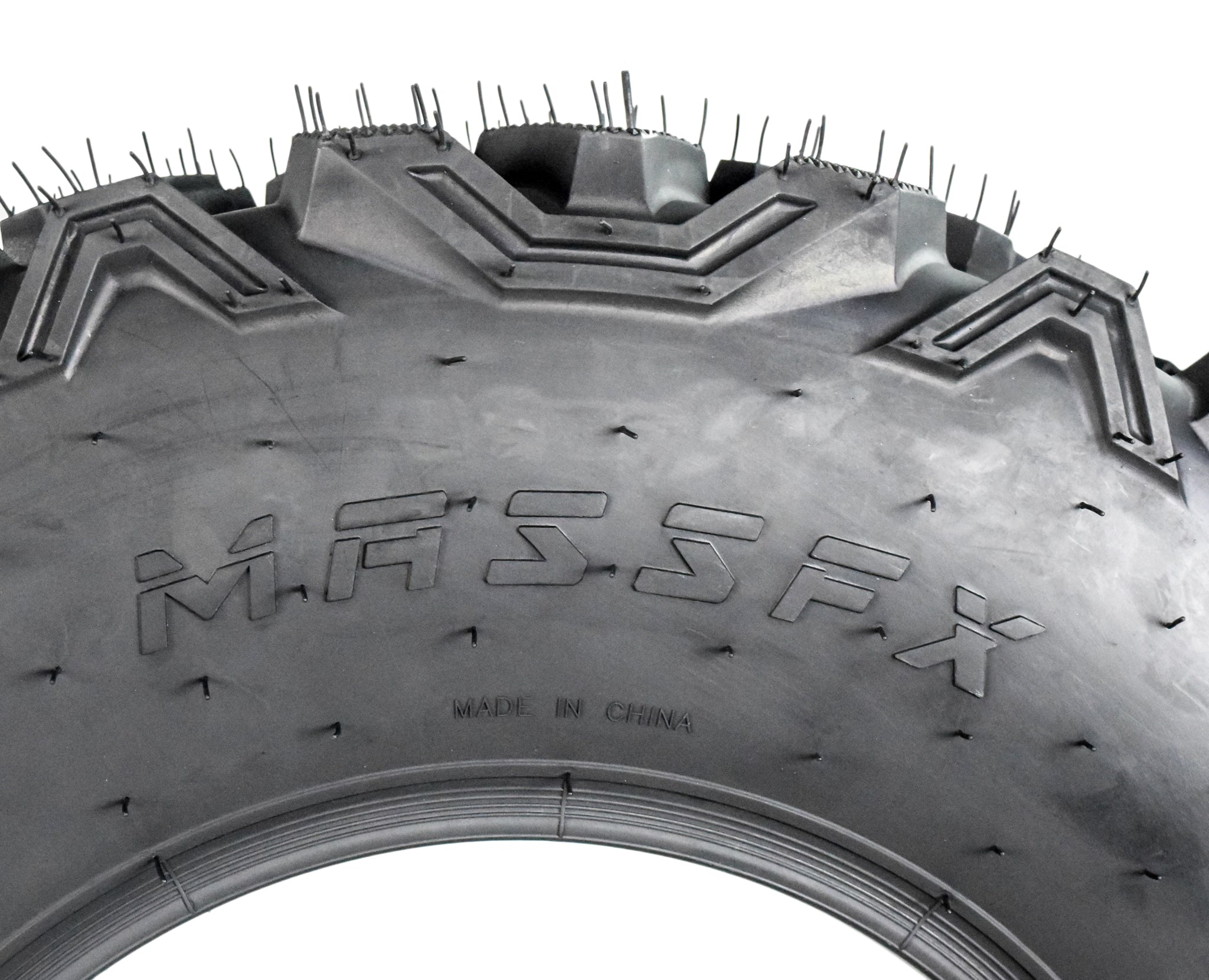 MASSFX 25x8-12 Front & 25x10-12 Rear Tire for ATV, UTV, SXS Vehicles (4pk)