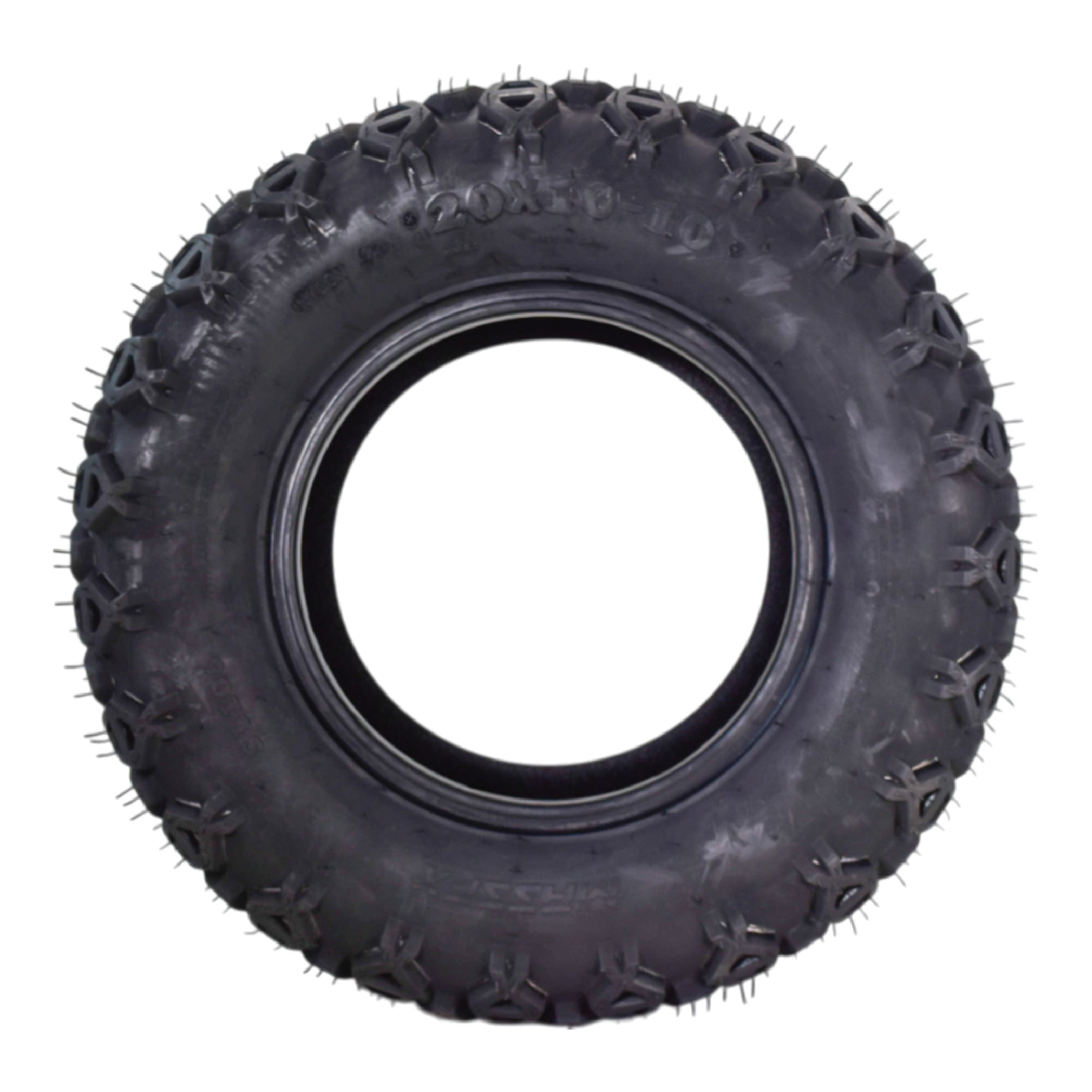 MASSFX SL 20x10-10 Front/Rear Golf Cart, Lawn & Garden Tire 4 PLY - (1) Tire