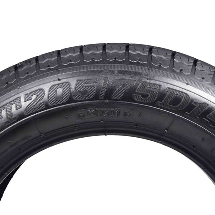 MASSFX ST205/75D15 Bias 6 Ply Trailer Tire Single Tire 205/75-15 205 75 15
