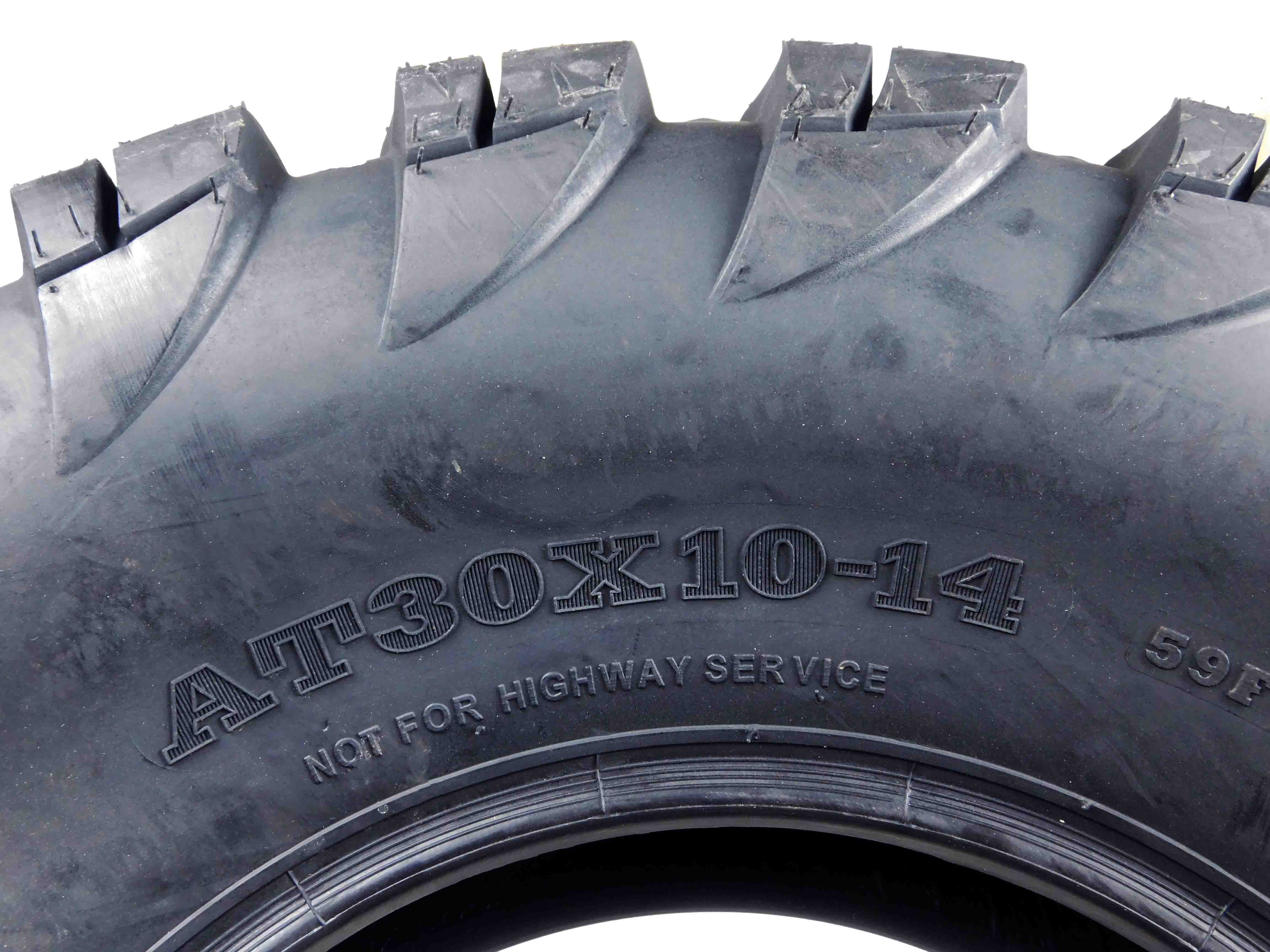 MASSFX VY 30x10-14 Font or Rear ATV, UTV and SXS Tires 8 ply - (2 Pack)