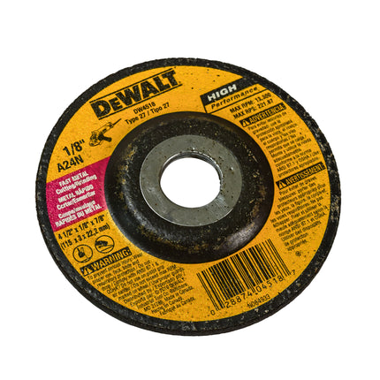 Dewalt Aluminum Oxide 4.5-in 24-Grit Cutting/Grinding Wheel