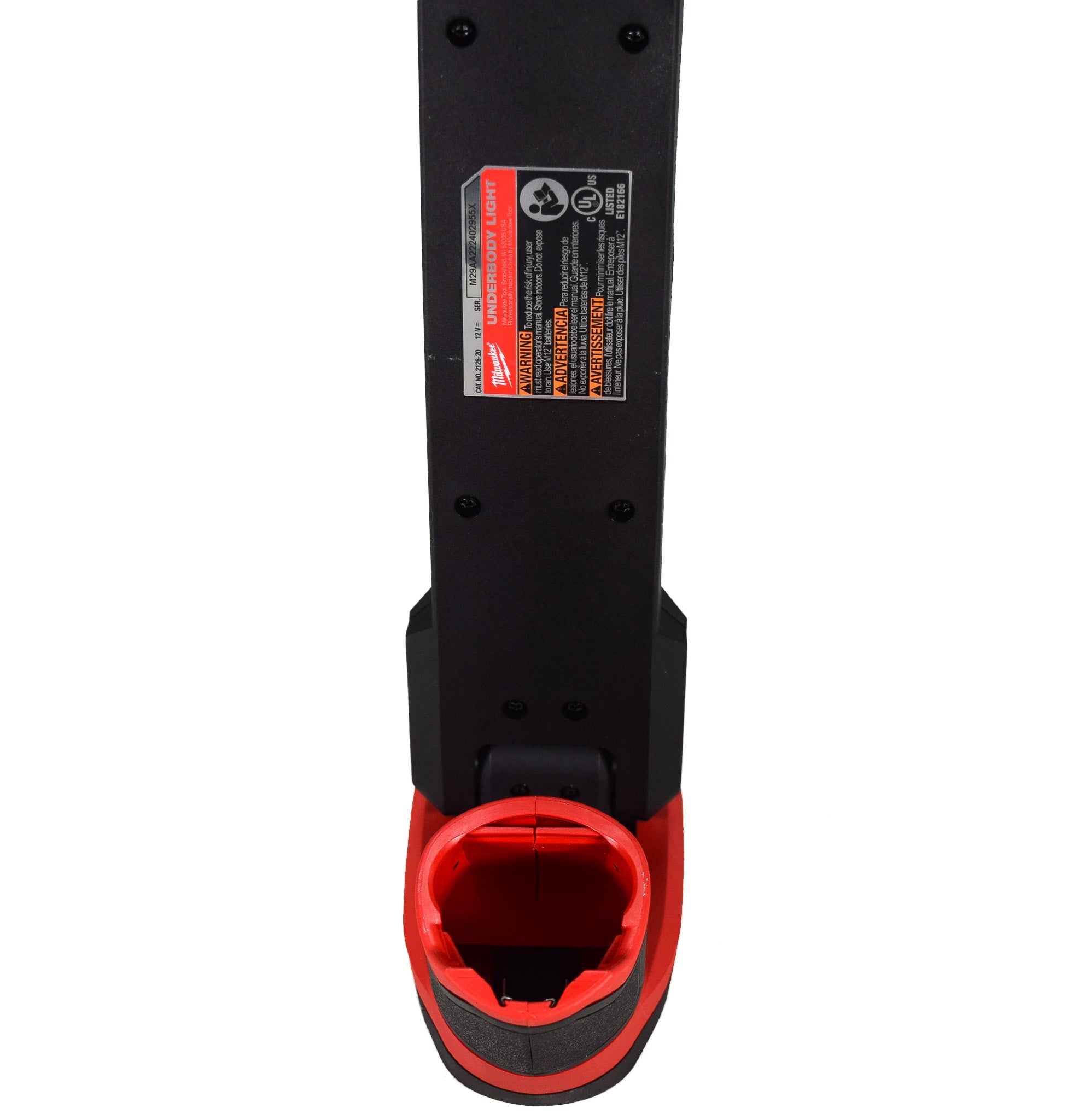 Milwaukee M12 12V Lithium-Ion Cordless LED Underbody Light, 1,200 Lumens TRUEVIEW™ Output, Magnetic Mount with 12" Storage Tray, 3-Mode Runtime Up to 15 hrs, IP54 Dust/Water Resistant