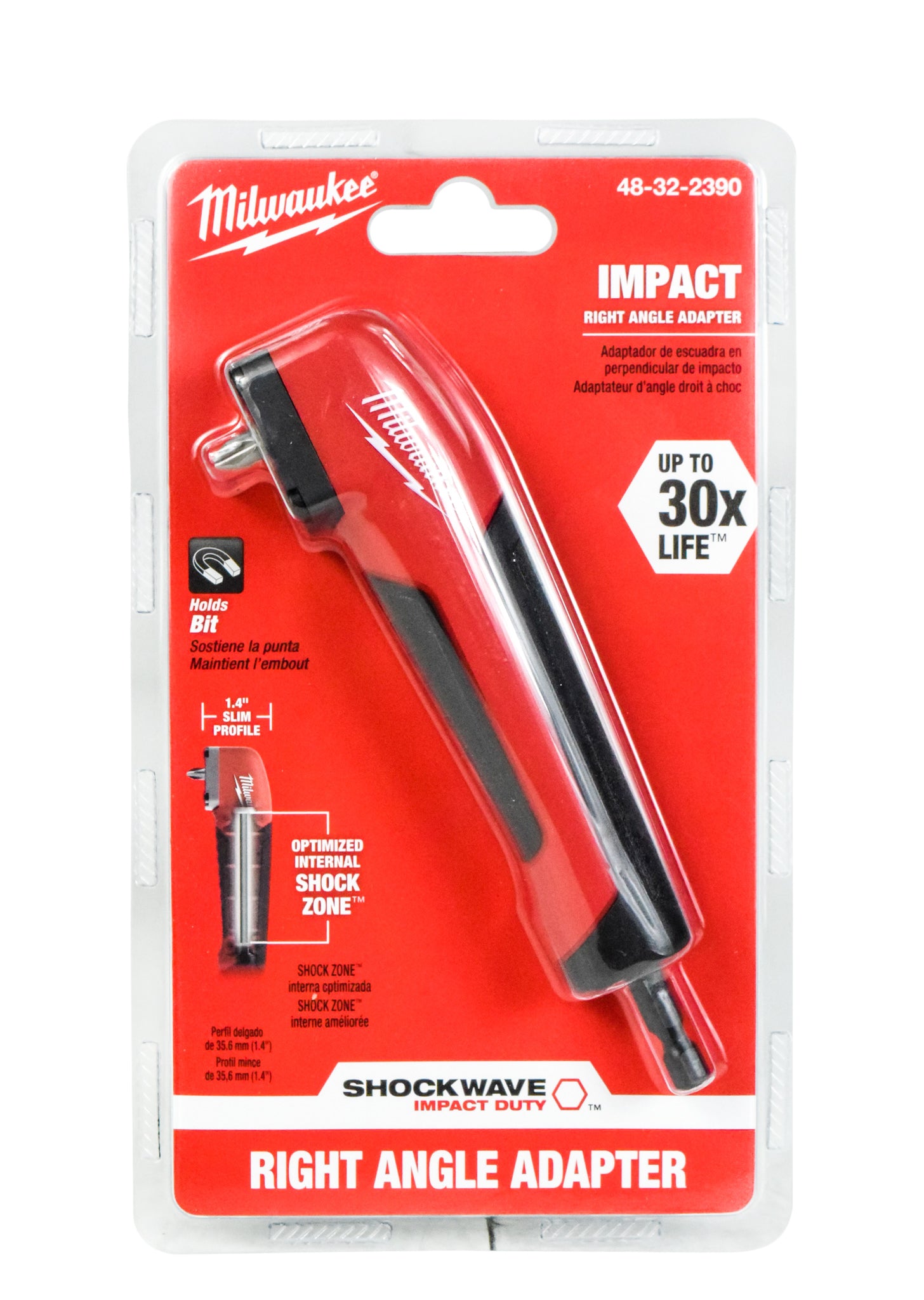Milwaukee 48-32-2390 Shockwave Right Angle Adapter
