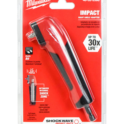 Milwaukee 48-32-2390 Shockwave Right Angle Adapter