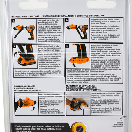 DeWalt DWASHRIR 18-Gauge Impact Ready Shears Accessory