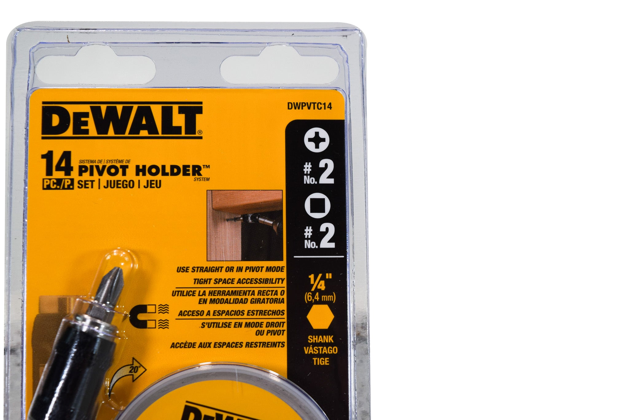 DeWalt DWPVTC14 14 Pc. Pivot Holder Set