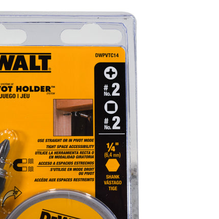 DeWalt DWPVTC14 14 Pc. Pivot Holder Set