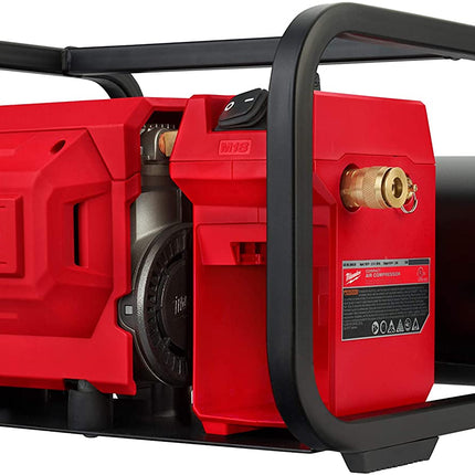 Milwaukee 2840-20 M18 FUEL 18-Volt Lithium-Ion Brushless Cordless 2 Gal. Electric Compact Quiet Compressor (Tool-Only)