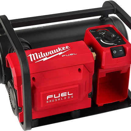 Milwaukee 2840-20 M18 FUEL 18-Volt Lithium-Ion Brushless Cordless 2 Gal. Electric Compact Quiet Compressor (Tool-Only)