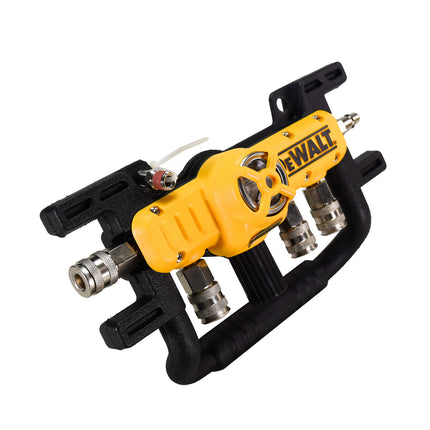 DeWalt D55040 Quadraport Air Line Splitter with Regulator and 1/4 in. Couplers