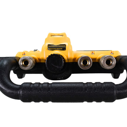 DeWalt D55040 Quadraport Air Line Splitter with Regulator and 1/4 in. Couplers