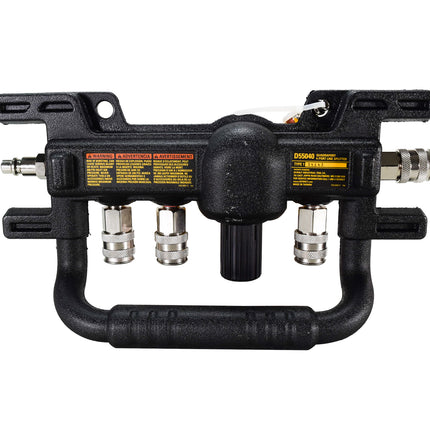 DeWalt D55040 Quadraport Air Line Splitter with Regulator and 1/4 in. Couplers