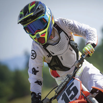 Atlas Charger Youth Black Chest Protector (A1031-01-000) CE Level 1 Certified, Lightweight Motocross & BMX Youth Gear with Full Chest, Back, and Side Protection