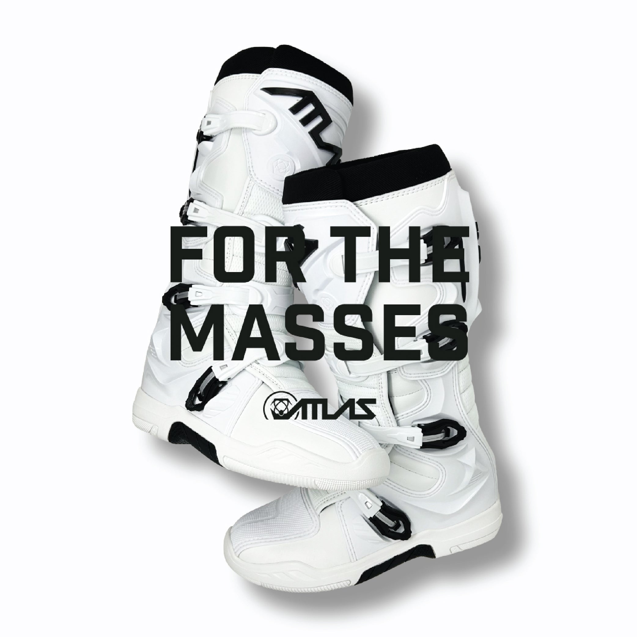 Atlas A5000-00-07.5 Traction Boot White - Size 7.5