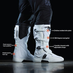 ATLAS TRACTION BOOT WHITE - SIZE 10