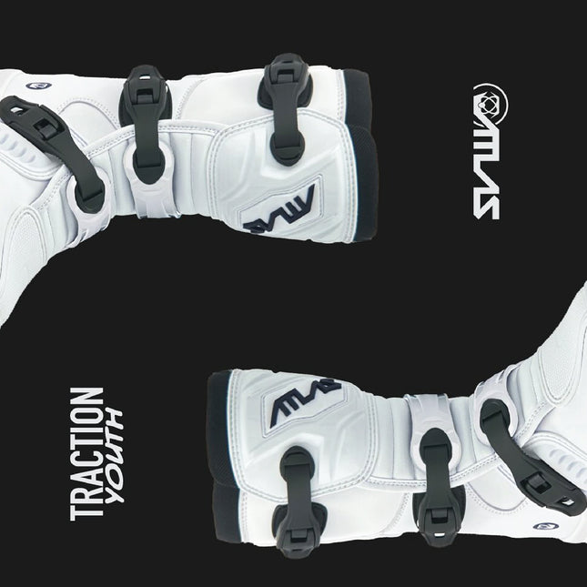 Atlas A5060-00-02 Youth Traction Boot White - Size 2