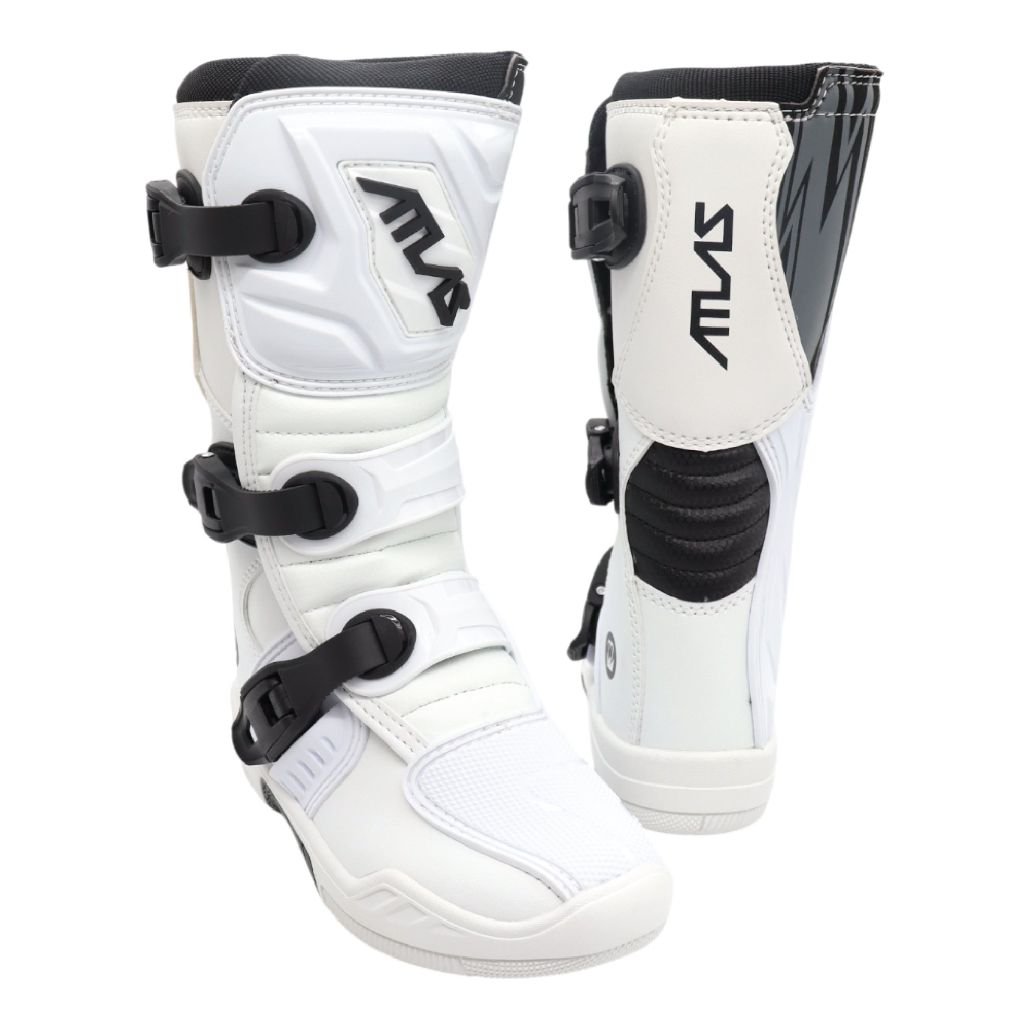 Atlas A5060-00-05 Youth Traction Boot White - Size 5