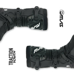 Atlas A5060-01-04 Youth Traction Boot Black - Size 4