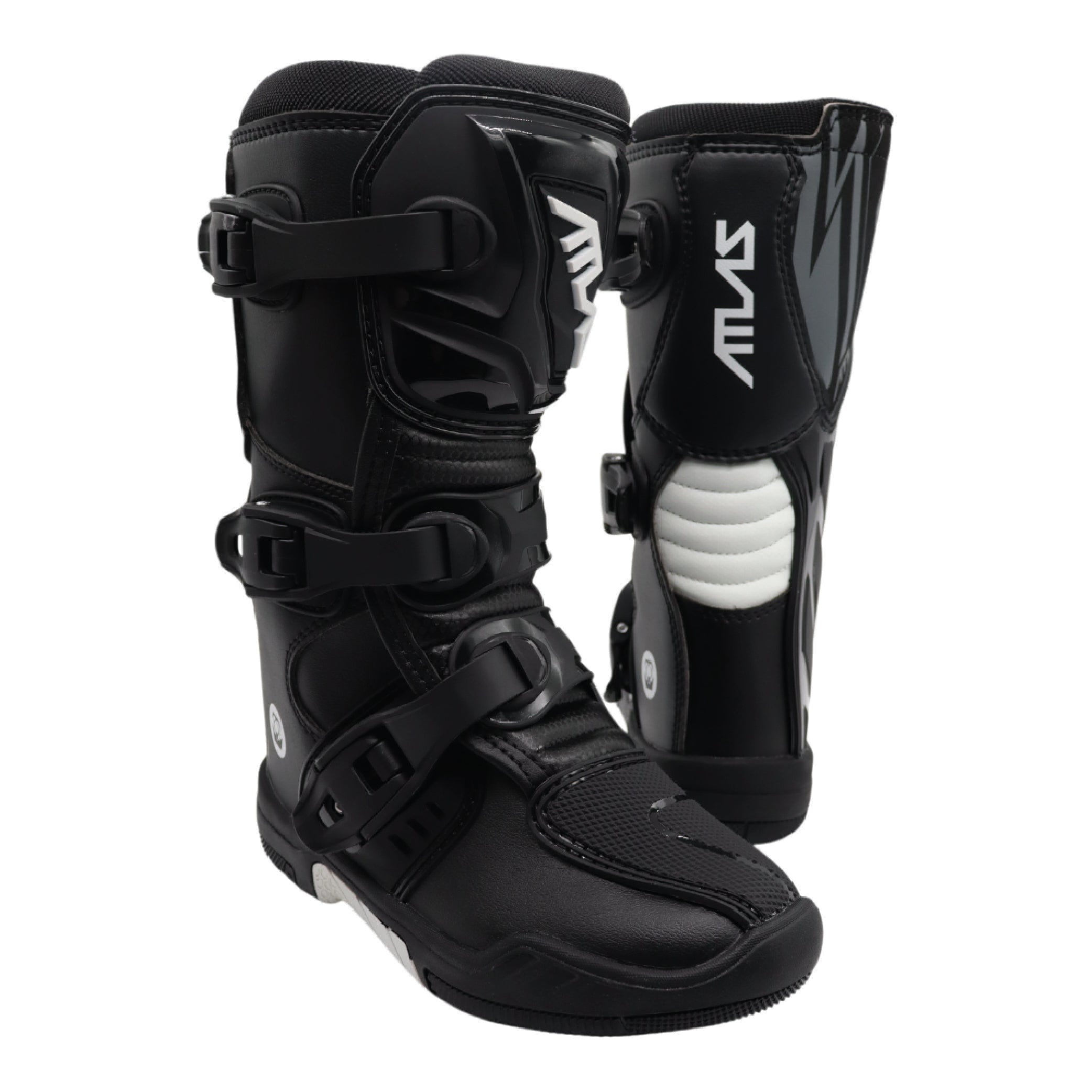 Atlas A5060-01-04 Youth Traction Boot Black - Size 4