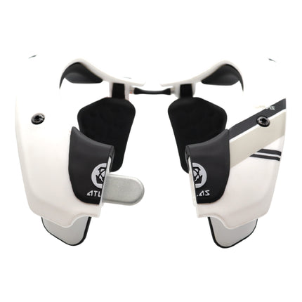 Atlas Air Lite Anti-Compression Sport Neck Brace (Adult - Large) for Use In: Powersports, Offroad Racing, Motocross, Mountain Biking, BMX, Snowmobiling, Snowboarding (White)