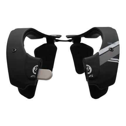 Atlas Air Lite Anti-Compression Sport Neck Brace (Adult - Medium) for Use In: Powersports, Offroad Racing, Motocross, Mountain Biking, BMX, Snowmobiling, Snowboarding (Black)