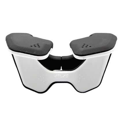 Atlas Broll Anti-Compression Sport Neck Brace (Kids Size) for Use In: Powersports, Offroad Racing, Motocross, Mountain Biking, BMX, Snowmobiling, Snowboarding (White)