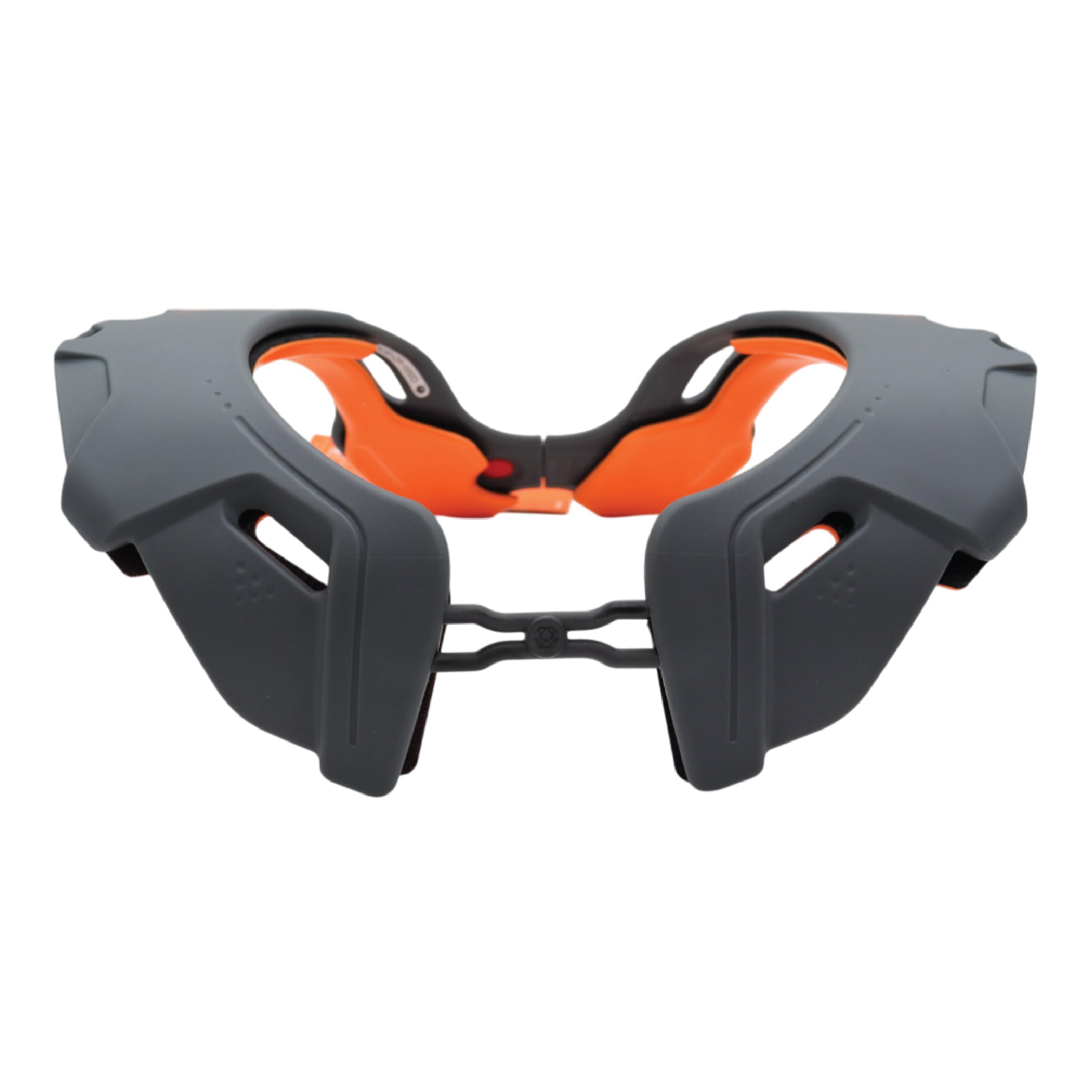Atlas Brace Vision Anti-Compression Collar Neck Brace (Adult - Small/Medium) for Use In: Powers, Offroad Racing, Motocross, Mountain Biking, and BMX (Grey/Orange)
