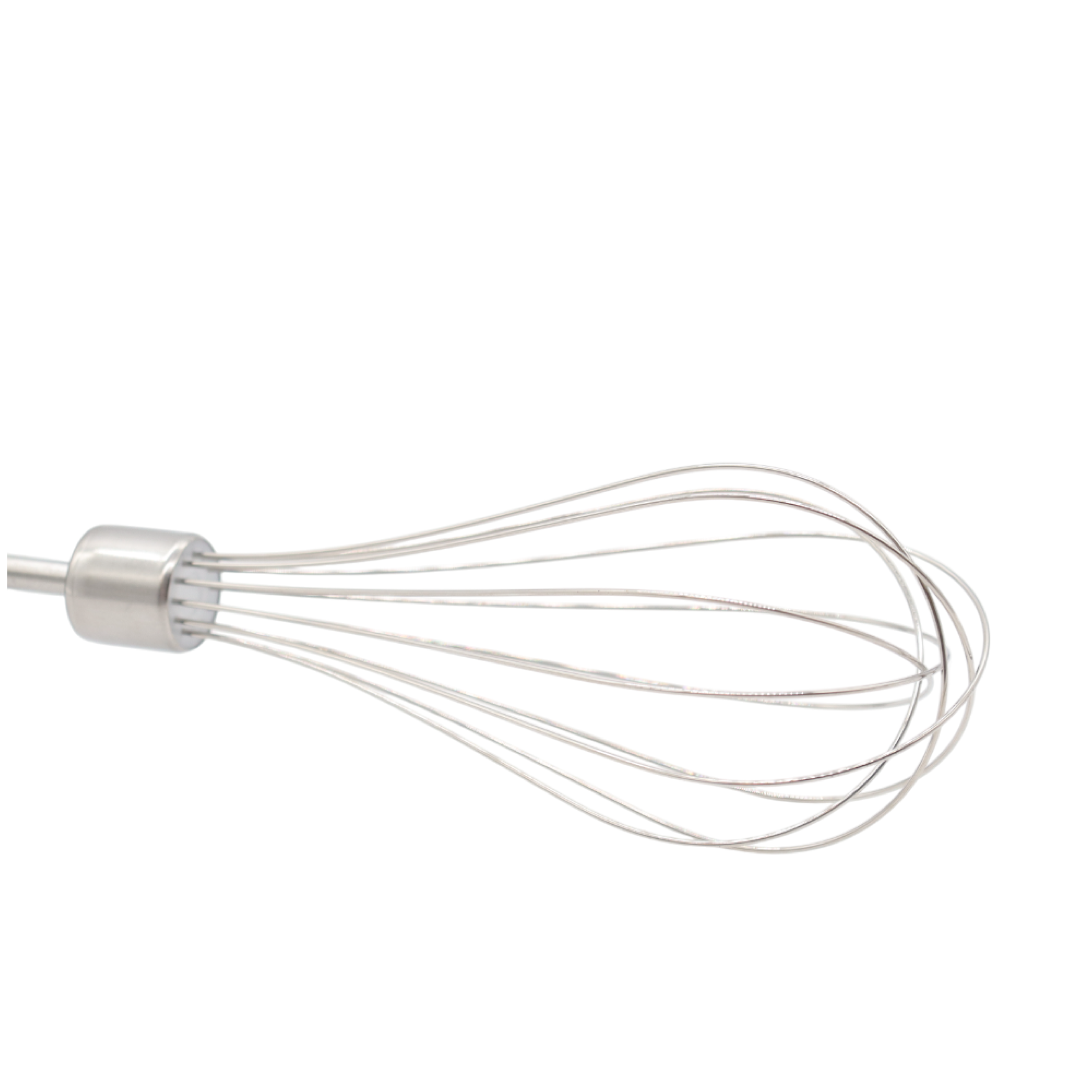 BLACK+DECKER BCKM101WH Kitchen Wand Whisk Attachment - Compatible with Select Hand Mixers, 5-Speed Aeration, Stainless Steel Wires, Easy-Lock Design - Ideal for Whipping Cream, Eggs & More