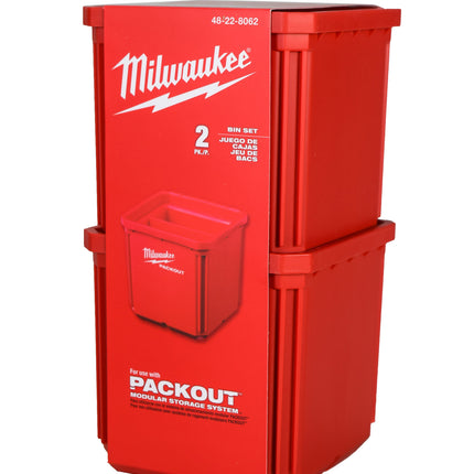 Milwaukee 48-22-8062 2PK PACKOUT Shop Storage Bin Set