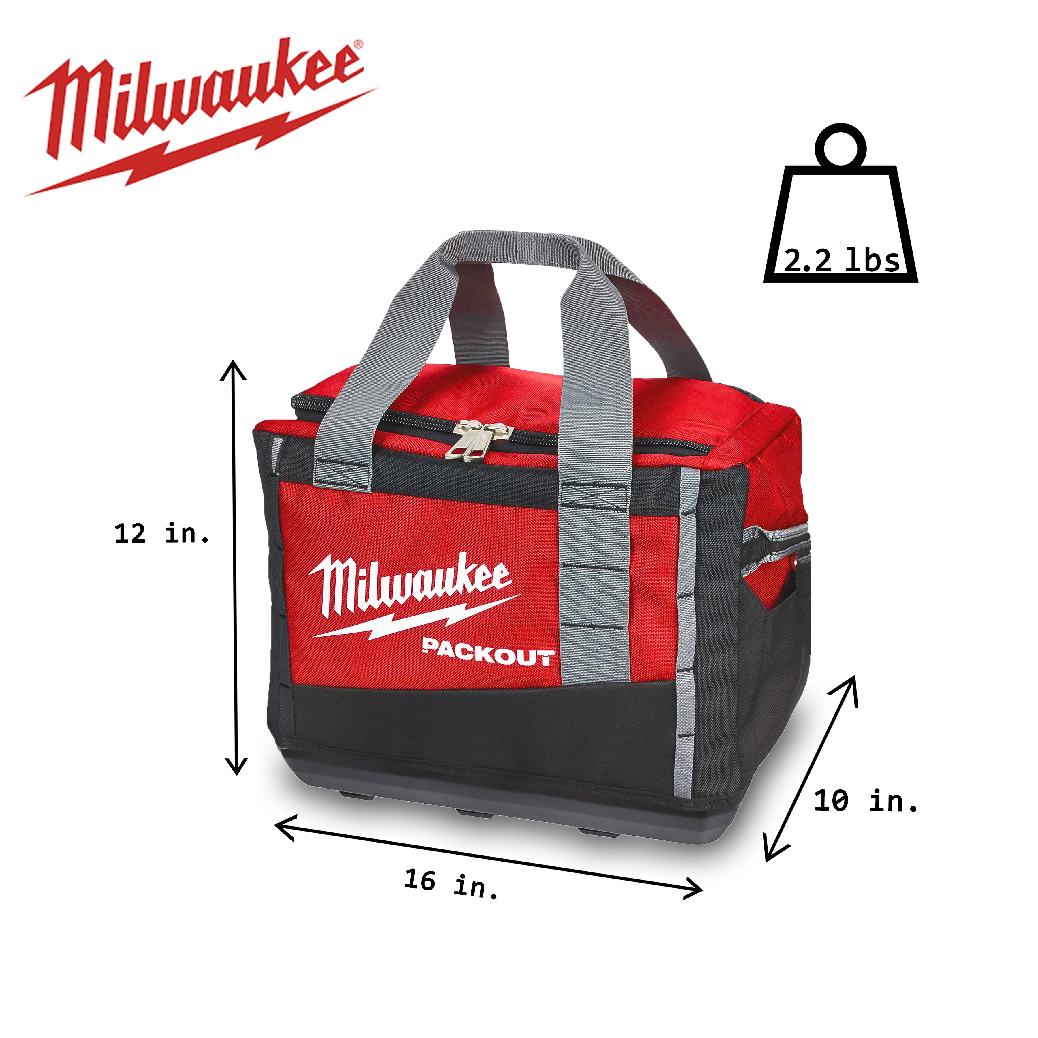 Milwaukee 48-22-8321 15-inch Heavy Duty Packout Polyester Carrying Tool Bag