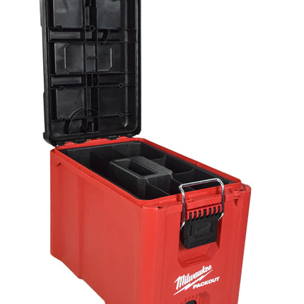 Milwaukee 48-22-8422 Heavy Duty PACKOUT 10-inch Black/Red Compact Tool Box