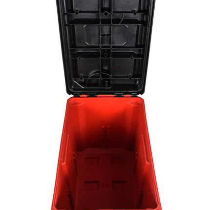 Milwaukee 48-22-8422 Heavy Duty PACKOUT 10-inch Black/Red Compact Tool Box