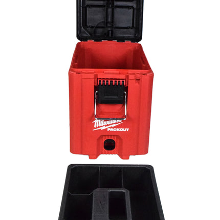 Milwaukee 48-22-8422 Heavy Duty PACKOUT 10-inch Black/Red Compact Tool Box