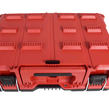 Milwaukee PACKOUT Rolling Tool Box — Heavy-Duty Modular Storage System, Impact-Resistant Polymer Construction, Industrial-Grade Extension Handle, IP65 Weather Seal, Lockable Storage