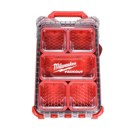 Milwaukee 48-22-8436 PACKOUT 5-Compartment Low-Profile Compact Small Parts Organizer