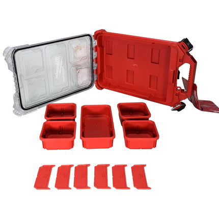 Milwaukee 48-22-8436 PACKOUT 5-Compartment Low-Profile Compact Small Parts Organizer