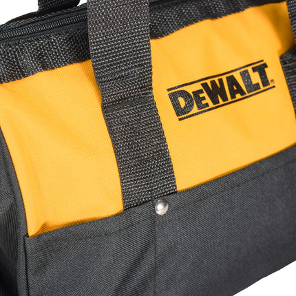Dewalt Heavy Duty 12" x 9" Black/Yellow Power Tool Contractor Tool Bag
