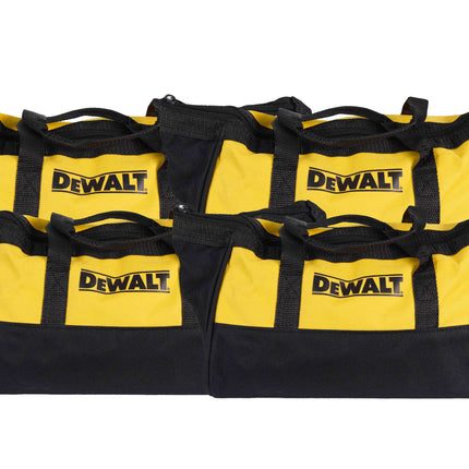 Dewalt Heavy Duty Tool Bag for power tools 15inch Bag Yellow and Black 4 Pack