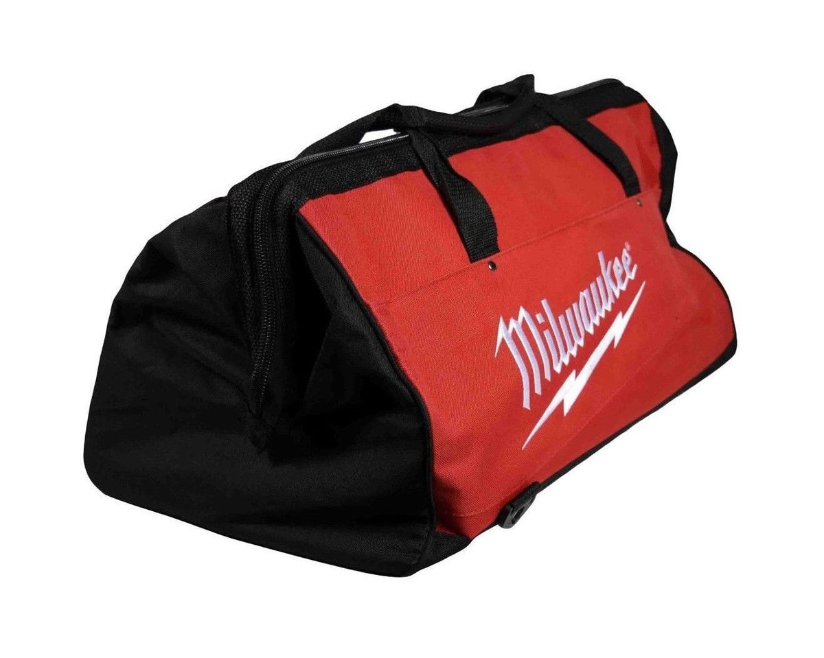 Milwaukee 24-inch Heavy Duty Red/Black Polyester Fabric Tool Bag